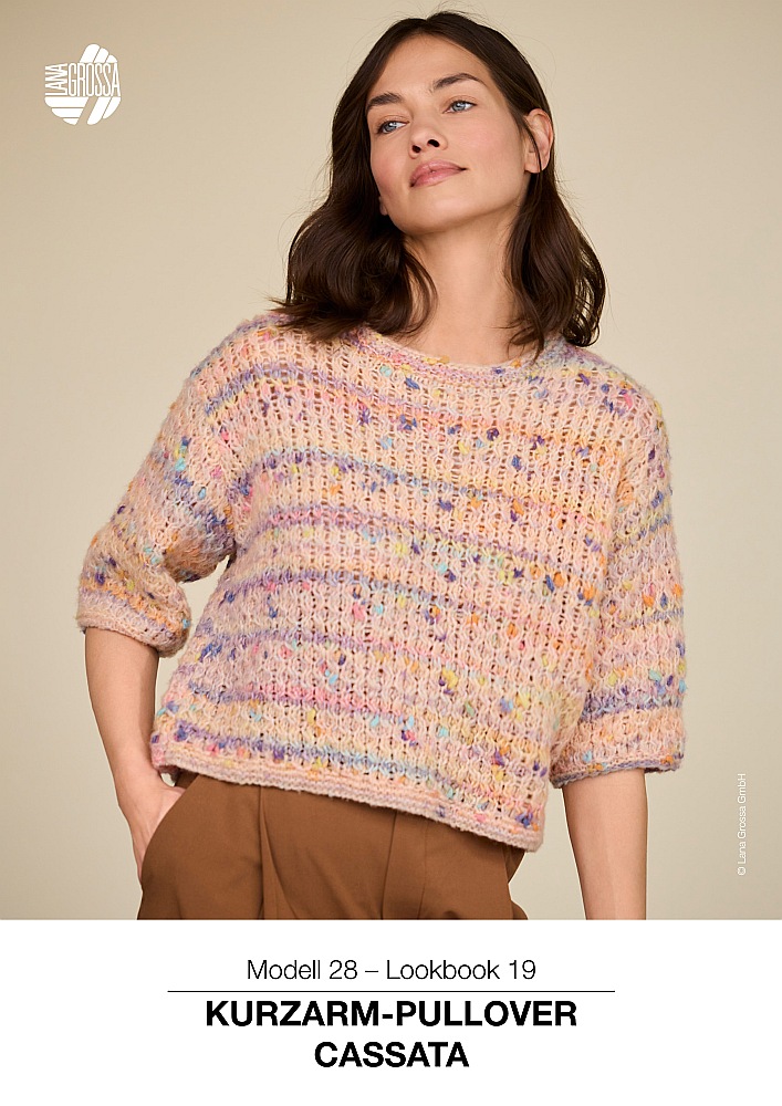 Kurzarm-Pullover Cassata