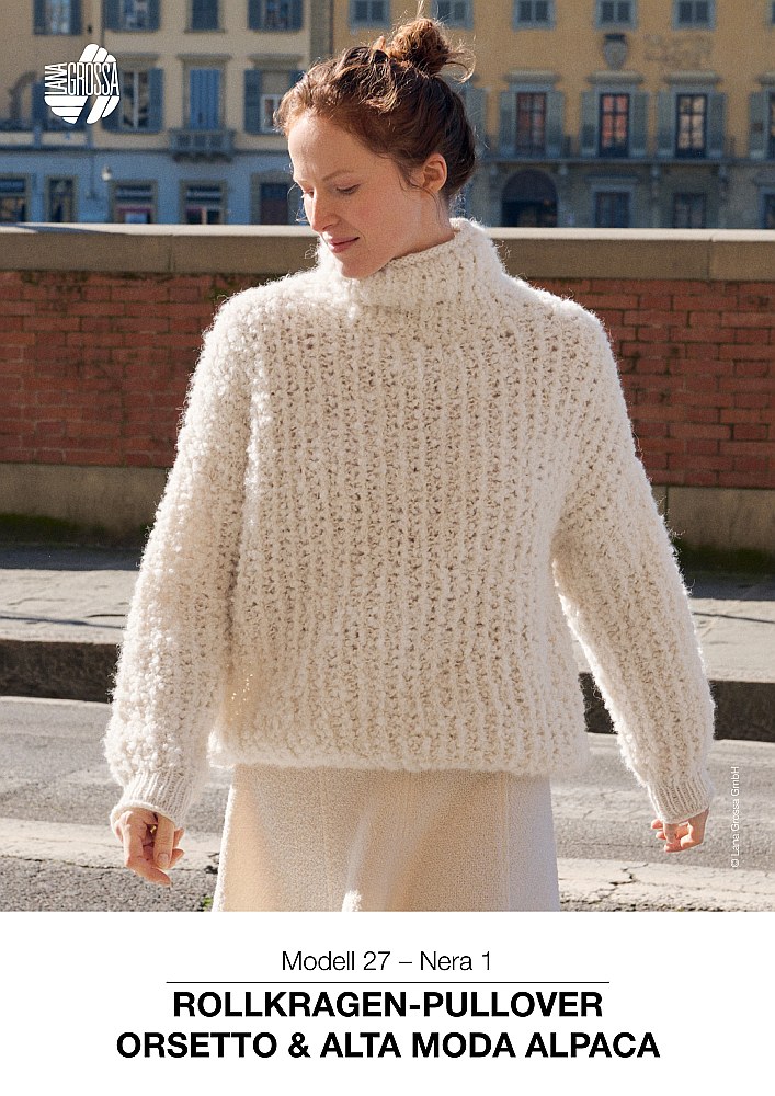 Rollkragen-Pullover Modell 27 – Nera 1