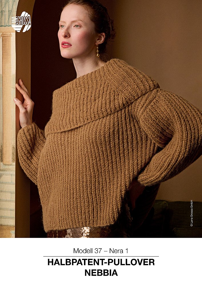 Halbpatent-Pullover Nebbia