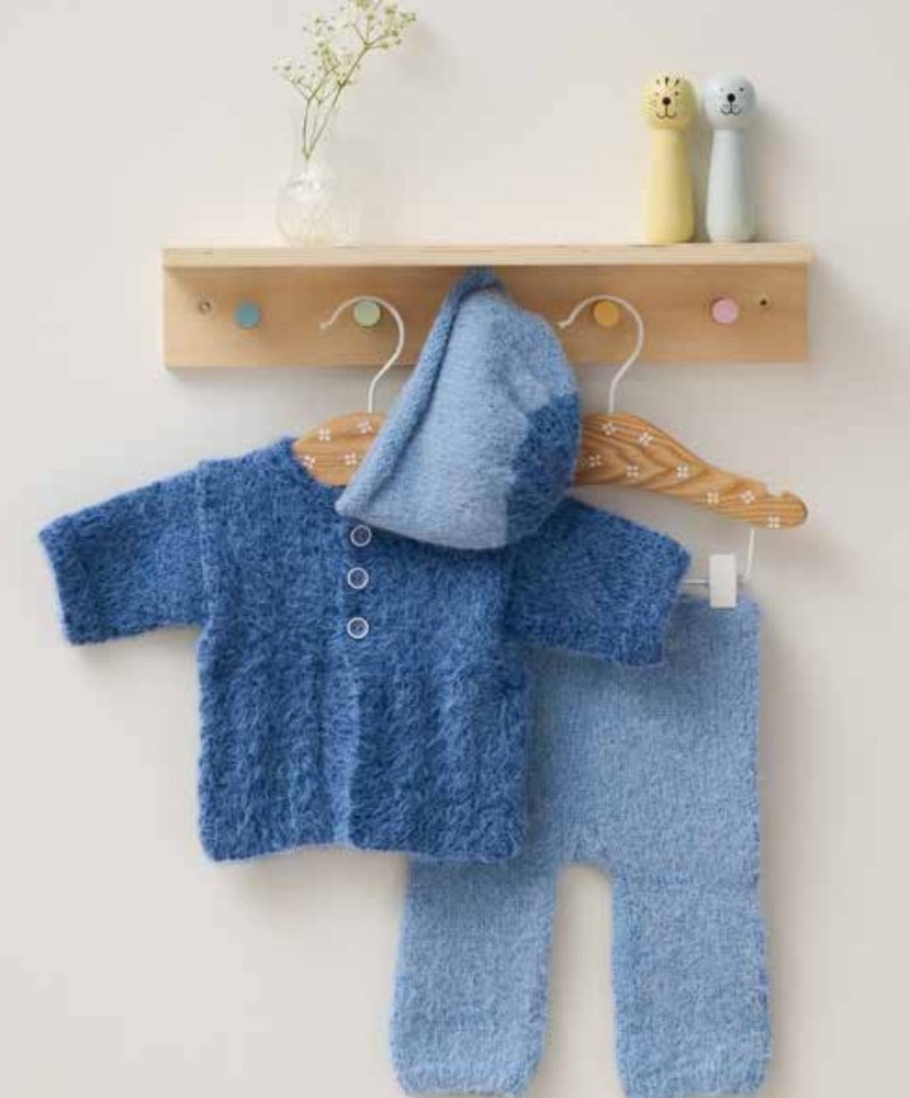 Baby-Set Cosy Socks 2 mit Jacke, Hose, Mütze und Socken