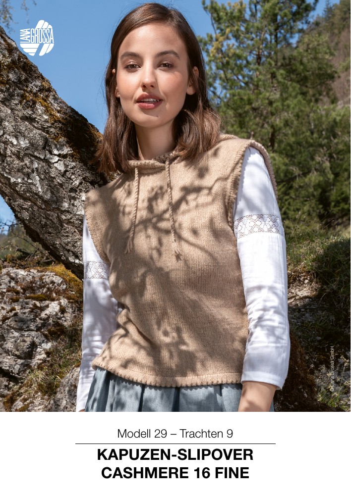Kapuzenslipover Cashmere 16 Fine
