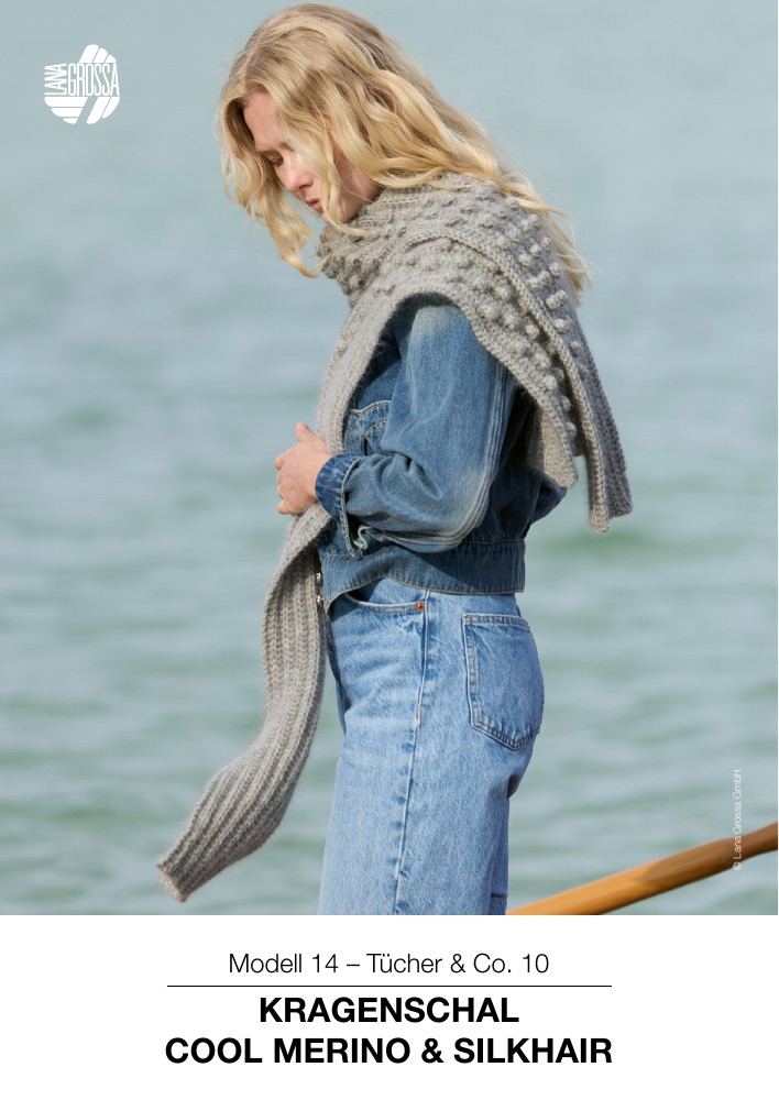 Kragenschal Cool Merino & Silkhair