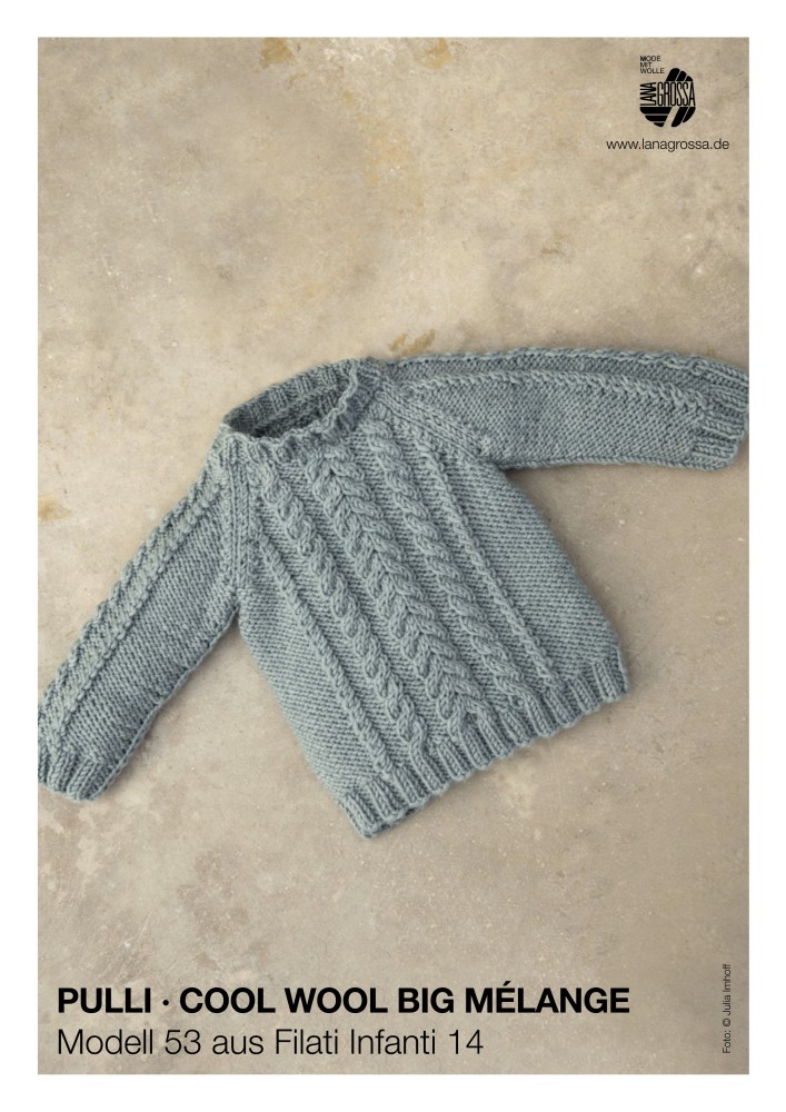 Pulli Cool Wool Big Mélange Modell 53